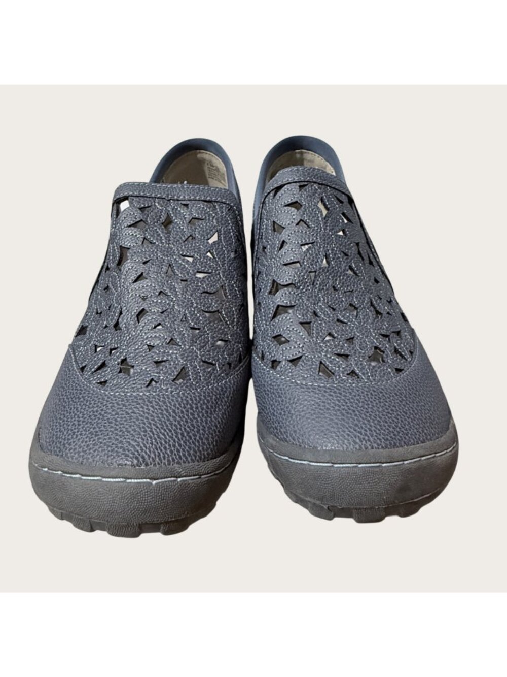 JBU Jambu Wildflower Moc Vegan Perforated Slip-On Shoes Womens Size 8.5M Blue - Picture 3 of 9
